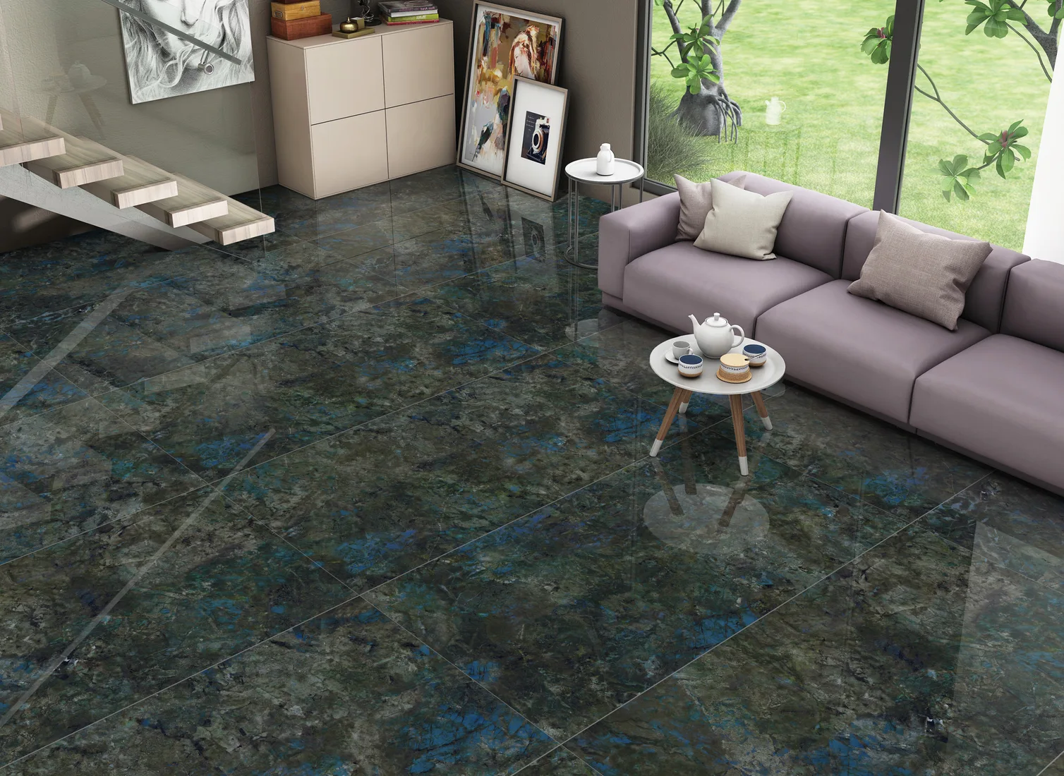 Lambradorite Aqua · 2